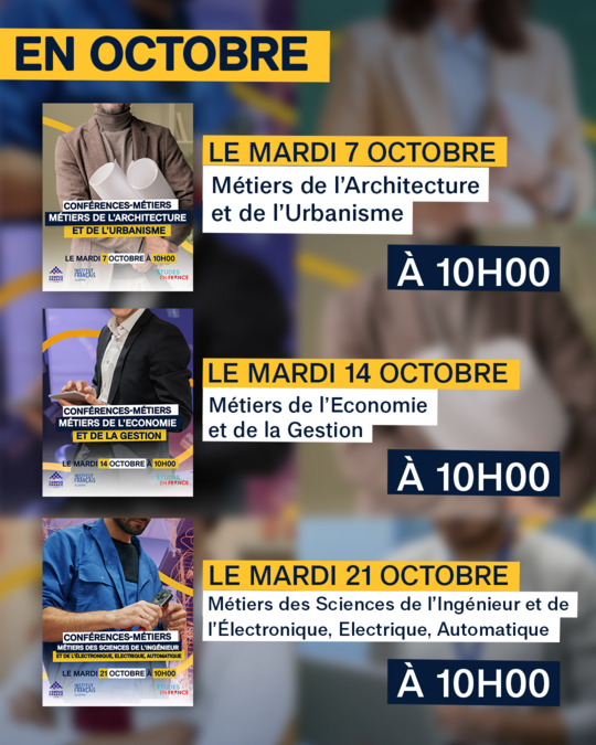 Planning octobre